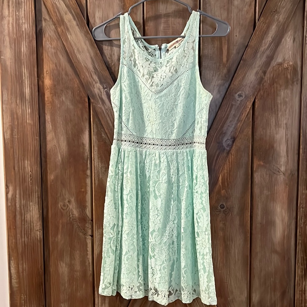 Mint mini dress